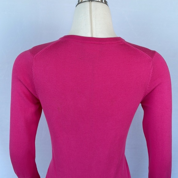 Lacoste Pink Sweater Size 38 3/4in Sleeves - Picture 11 of 13